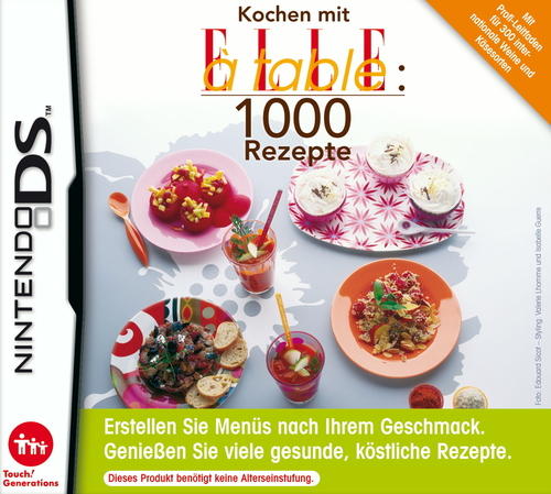 1000 Cooking Recipes from Elle box art for Nintendo DS